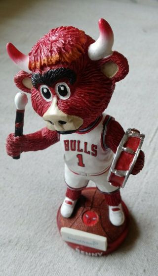 Chicago Bulls Benny The Bull Bobblehead 2017/2018 Season Mascot Bobble Head Sga