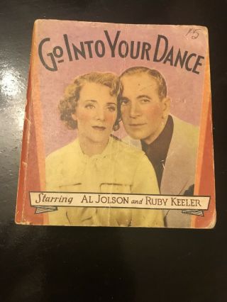 Big Little Book 1935 Go Into Your Dance Al Jolson Ruby Keeler Saalfield