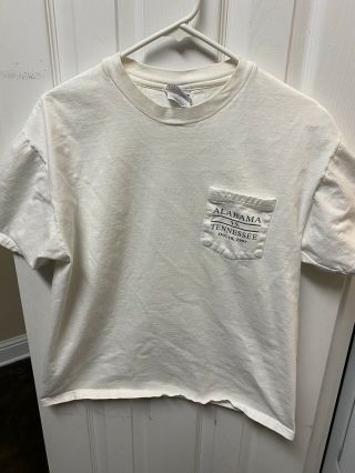 Vintage University Of Alabama Vs.  Tennessee Fraternity Shirt Men’s Large 1997