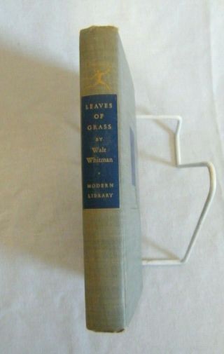 Leaves Of Grass Walt Whitman Modern Library Hardcover 1921