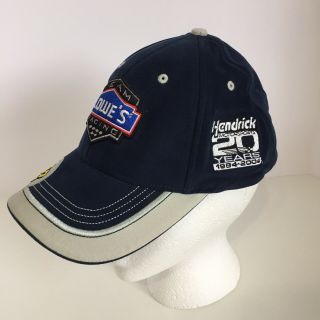 Lowes Team Racing Hendrick Jimmie Johnson 48 Hat Cap OSFA NASCAR 2004 Navy Blue 2