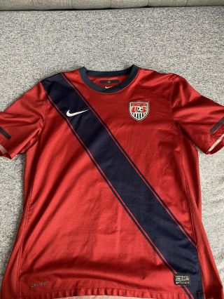 Nike Authentic Usa Soccer Jersey Size L Nwt Usmnt 2011 World Cup Football