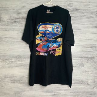 Vtg Nascar 1992 Richard Petty Fan Appreciation Tour T - Shirt Xxl Black Racing