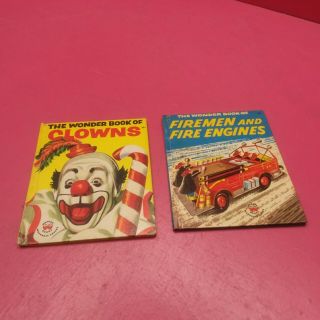 The Wonder Book Of Clowns,  The Wonder Book Of Firemen &fire Engines (g271)