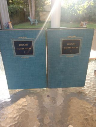Vintage English Masterpieces Hc Volume 1 And 2 - H.  W.  Herrington