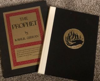 The Prophet,  Kahlil Gibran,  Collectible,  Slipcover,  Artisanal Pages,  1971