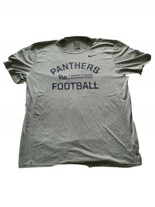 Pittsburgh Pitt Panthers Football Nike Dri - Fit Shirt Xxl