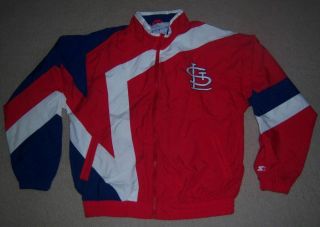 Stitched Vintage 1990s St.  Louis Cardinals Authentic Starter Jacket M Jersey L