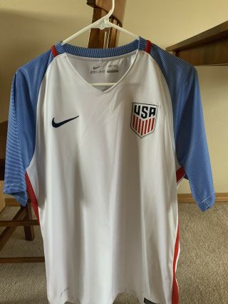 2016 Men’s Nike Dri - Fit USA Soccer Jersey Size Large 3