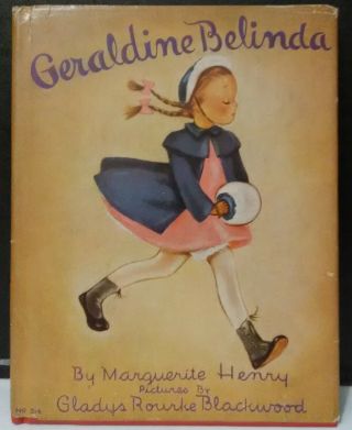 Geraldine Belinda By Marguerite Henry Illustrated By G.  R.  Blackwood Hc 1942