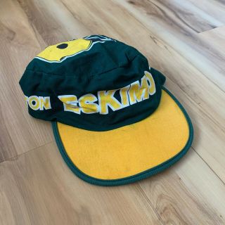 Vintage Edmonton Eskimos Starter Painter Elastic Hat Cap 90s Cfl Football