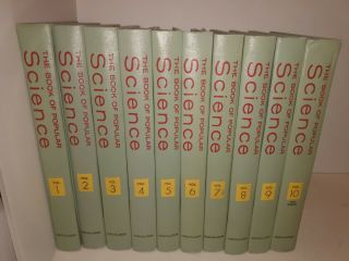 The Book Of Popular Science Full 10 Volume Set The Grolier Society 1963 Hc