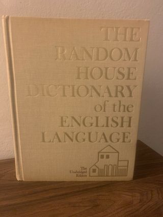 Vintage 1966 Random House Dictionary Of The English Language Unabridged 1st Ed.
