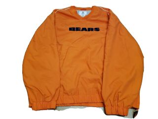 Nike Chicago Bears On The Field Men Orange Pullover Large Vintage