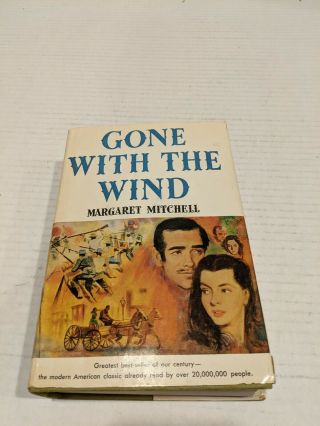 Antique Book Gone With The Wind Margaret Mitchell W/ Dust Jacket Macmillan