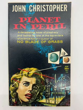 Planet In Peril John Christopher 1959 1st Ed Avon T371 Vintage Sci Fi Pb Space