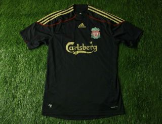 Liverpool England 2009/2010 Football Shirt Jersey Away Adidas Size M