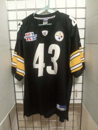 Troy Polamalu Pittsburgh Steelers Bowl Xl 45 Jersey Size 54 Nfl Football