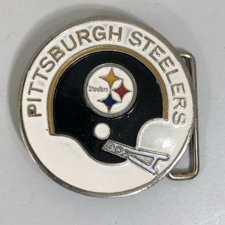 Vintage 1971 Pittsburgh Steelers Nfl Belt Buckle 70s Football Retro Accessory