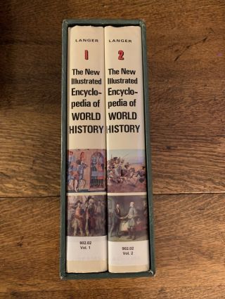 The Illustrated Encyclopedia Of World - Vol 1,  2 - With Slip Case - Langer