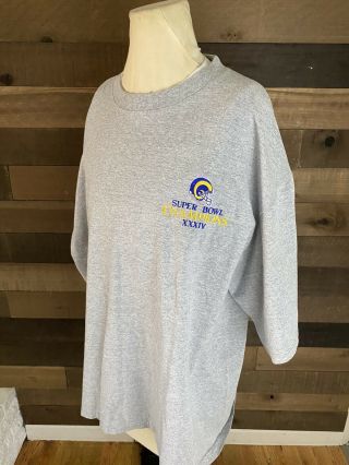 Vintage St Louis Rams Bowl Champion Embroidered Shirt Mens Large Puma La