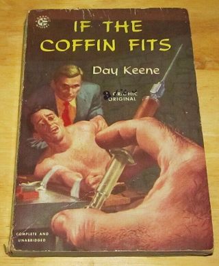 If The Coffin Fits By Day Keene 1952 Graphic 43 1st Print Paperback Mystery