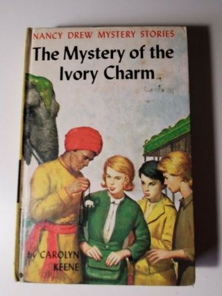 Vintage Book - Nancy Drew Mystery No 13 - The Mystery Of The Ivory Charm 1936