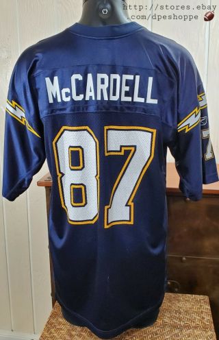 Nfl Sd Chargers Keenan Mccardell 87 Reebok On Field Graphic Jersey Adult Sz L