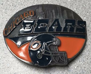 1990,  Limited Edition,  Chicago Bears Belt Buckle 6273/10000 Siskiyou