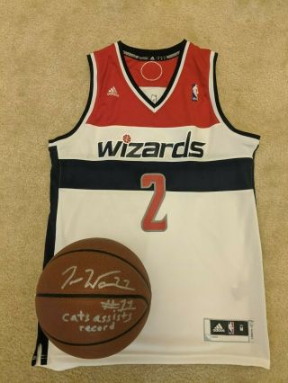 John Wall Autographed Kentucky Basketball And Adidas Men 