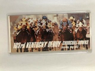 1977 Kentucky Derby Program Seattle Slew Triple Crown Winner Horse Racing
