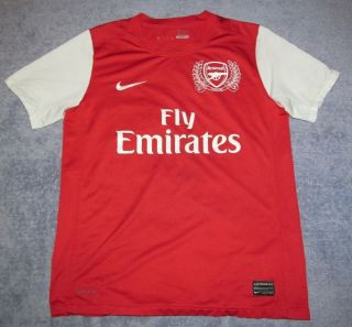 Arsenal Kids 2011 Home Red Nike Jersey Boys L Youth 2012 Rare