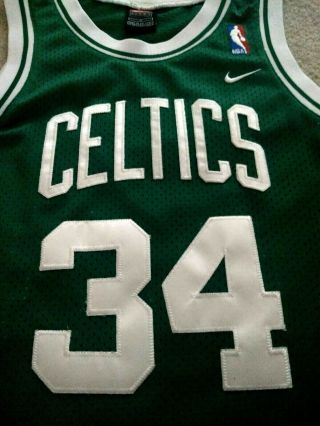Boston Celtics Youth M Paul Pierce 34 Nike Stitched Jersey Length,  2 2