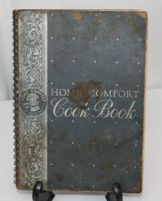 Vtg Home Comfort Cook Book Spiral Bound 1938 Wrought Iron Range Co Recipes Ovens