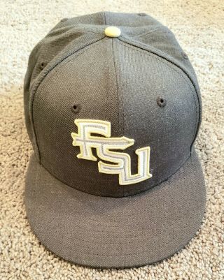 Florida State Fsu Era 59fifty Fitted Hat Color Gray Size 8