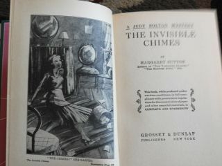 A Judy Bolton Mystery THE INVISIBLE CHIMES HCDJ 1932 Margaret Sutton 3