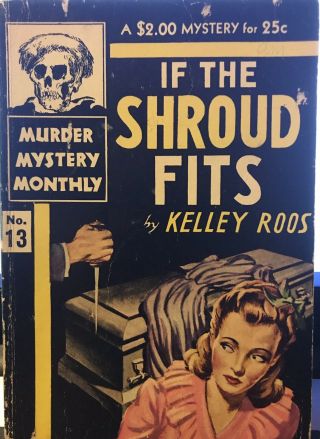 If The Shroud Fits By Kelley Roos Murder Mystery Monthly 13 Rare