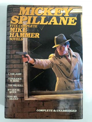 Antique Book Mickey Spillane Five Comlete Mike Hammer Novels 1987 387