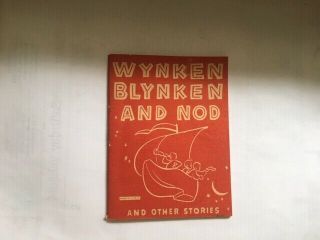Wynken Blynken And Nod.  Rare Childrens Book By Field,  Eugene Paperback
