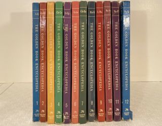 The Golden Book Encyclopedia Volumes 1 - 12 Of 16 Vintage 1959 Illustrated