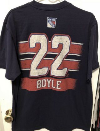Brian Boyle York Rangers Reebok Madison Square Garden Exclusive Shirt Xl