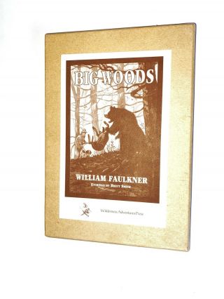 Big Woods By William Faulkner 1996 Second Printing With Slipcase Rare Edition