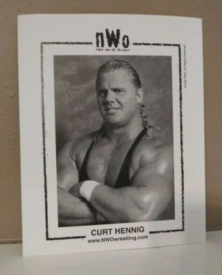 Curt Hennig Aka Mr.  Perfect Wcw 1998 Promo Photo,  Nwo,  Wwf Wwe
