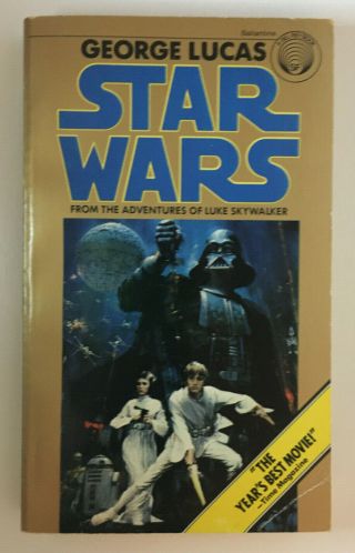 Star Wars: Adventures Of Luke Skywalker George Lucas 1977 Vintage Paperback