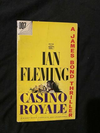 Casino Royale James Bond Vintage Paperback Book Ian Fleming