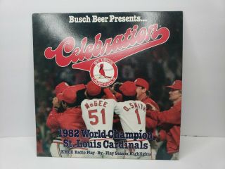 1982 World Champions St Louis Cardinals Celebration Vinyl Lp