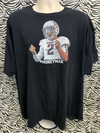 JOHNNY MANZIEL T - Shirt 3XL Texas A&M Aggies Football Money Man XXXL 2