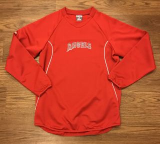 Majestic Therma Base Los Angeles Angels Team Sweatshirt Mens Size Small/medium