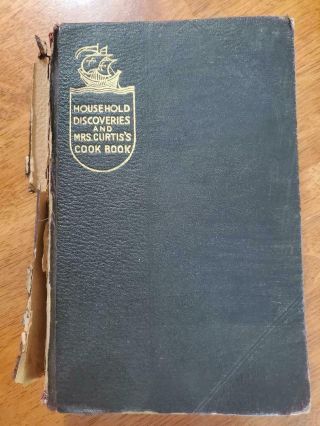 Vintage 1909 Household Discoveries And Mrs.  Curtis 