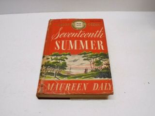 Vintage 1942 Seventeenth Summer Book Hardcover By Maureen Daly